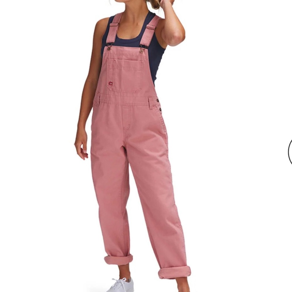 Dickies Bib Relaxed Straight Overall - Rinsed Ash Rose